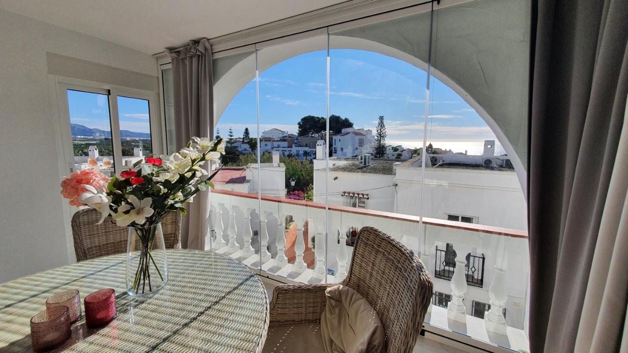 Stilfullt Semesterhus Naera Pool Och Strand. Nerja Eksteriør billede